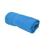 Asciugamano in microfibra ideale per sport in poliestere 190 g/m2 color blu reale prima vista d'uso