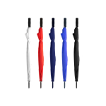 Ombrello XL con stecche in fibra di vetro e apertura automatica Ø130 color rosso vista dettaglio 4