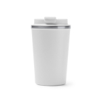 Bicchiere termico in acciaio inox con coperchio a vite antifuga 450ml seconda vista