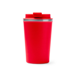 Bicchiere termico in acciaio inox con coperchio a vite antifuga 450ml seconda vista