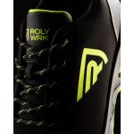 Scarpa da lavoro sportivi in microfibra con puntale in fibra Roly color giallo fluorescente vista dettaglio 2