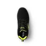 Scarpa da lavoro sportivi in microfibra con puntale in fibra Roly color giallo fluorescente