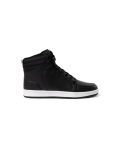 Scarpa casual con linguetta e chiusura a lacci piatti Roly Direct color nero seconda vista
