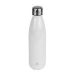 Borraccia con finitura bianca per sublimazione 750ml City Sublim color bianco terza vista