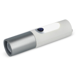 Torcia ricaricabile LED con diverse modalità e funzione zoom color bianco