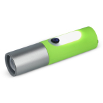 Torcia ricaricabile LED con diverse modalità e funzione zoom color lime