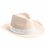 Cappello di carta con nastro in vari colori da personalizzare prima vista