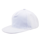 Cappellino 5 pannelli in cotone e poliestere con chiusura in velcro