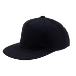 Cappellino 5 pannelli in cotone e poliestere con chiusura in velcro