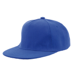 Cappellino 5 pannelli in cotone e poliestere con chiusura in velcro