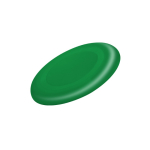 Classico frisbee di plastica per esterni in vari colori color verde prima vista