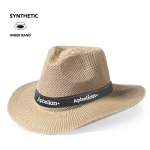 Cappello stile cowboy in materiale sintetico con nastro personalizzabile