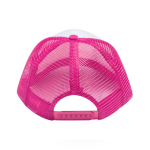 Cappellino trucker in poliestere a 5 pannelli con chiusura regolabile sesta vista