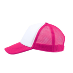 Cappellino trucker in poliestere a 5 pannelli con chiusura regolabile ottava vista