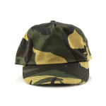 Cappellino a 5 pannelli in cotone e poliestere con design mimetico color mimetico terza vista