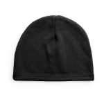 Berretto sportivo invernale in poliestere e pile da 280 g/m2 color nero prima vista