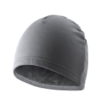 Berretto sportivo invernale in poliestere e pile da 280 g/m2 color grigio seconda vista