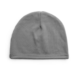 Berretto sportivo invernale in poliestere e pile da 280 g/m2 color grigio prima vista