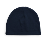 Berretto sportivo invernale in poliestere e pile da 280 g/m2 color blu mare prima vista