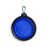 Ciotola pieghevole per animali domestici per solidi e liquidi da 450ml color blu prima vista