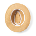 Cappello in paglia di carta con fascia regolabile all’interno quinta vista