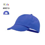 Cappellino in poliestere RPET per bambini con chiusura in velcro