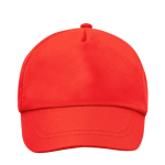 Cappellino in poliestere RPET per bambini con chiusura in velcro quinta vista