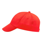 Cappellino in poliestere RPET per bambini con chiusura in velcro sesta vista