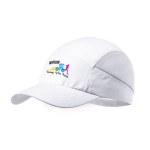 Cappello sportivo in microfibra con rete laterale quarta vista