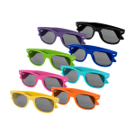 Occhiali da sole in stile retrò ideali per l’esterno UV400 color nero seconda vista in vari colori