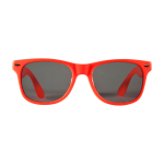 Occhiali da sole in stile retrò ideali per l’esterno UV400 color arancione seconda vista frontale