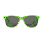 Occhiali da sole in stile retrò ideali per l’esterno UV400 color lime seconda vista frontale