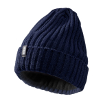 Berretto a coste elasticizzato e flessibile Elevate Life color blu mare