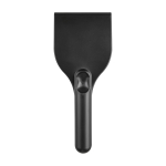 Raschietto per ghiaccio grande in plastica riciclata con manico color nero seconda vista frontale