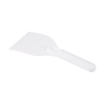 Raschietto per ghiaccio grande in plastica riciclata con manico color bianco