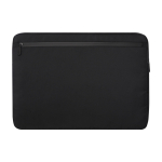 Custodia per laptop in poliestere riciclato e rivestimento interno 15,6” color nero seconda vista posteriore