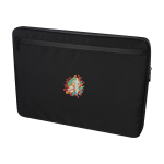 Custodia per laptop in poliestere riciclato e rivestimento interno 15,6” color nero