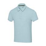 Polo unisex in spugna con tocco ultra morbido 230 g/m2 Elevate NXT color azzurro pastello seconda vista frontale