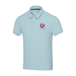 Polo unisex in spugna con tocco ultra morbido 230 g/m2 Elevate NXT color azzurro pastello