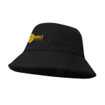 Cappello in materiale riciclato con tracciabilità Aware 240 g/m2 vista con stampa in transfer