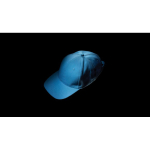 Cappellino in cotone riciclato 6 pannelli con tracciante Aware 280g/m2 color azzurro vista ambiente