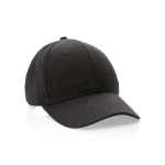 Cappellino in cotone riciclato 6 pannelli con tracciante Aware 280g/m2