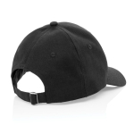 Cappellino in cotone riciclato 6 pannelli con tracciante Aware 280g/m2 quinta vista