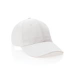 Cappellino in cotone riciclato 6 pannelli con tracciante Aware 280g/m2