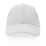 Cappellino in cotone riciclato 6 pannelli con tracciante Aware 280g/m2 seconda vista