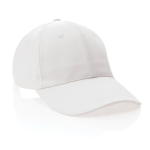 Cappellino in cotone riciclato 6 pannelli con tracciante Aware 280g/m2 settima vista