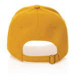 Cappellino in cotone riciclato 6 pannelli con tracciante Aware 280g/m2 quarta vista