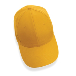 Cappellino in cotone riciclato 6 pannelli con tracciante Aware 280g/m2 sesta vista