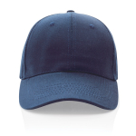 Cappellino in cotone riciclato 6 pannelli con tracciante Aware 280g/m2 seconda vista