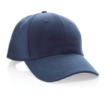 Cappellino in cotone riciclato 6 pannelli con tracciante Aware 280g/m2 settima vista